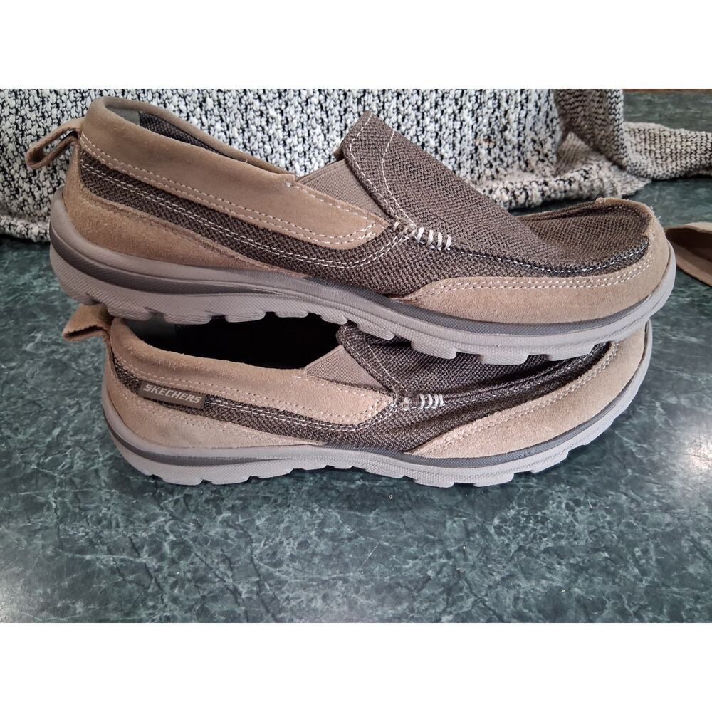 Skechers Relaxed Fit Superior Milford SN64365 Slip-on Loafer Shoes Mens 9 EEE - Picture 8 of 13